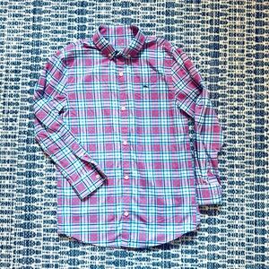 Boys Vineyard Vines Performance Button Down Sz S